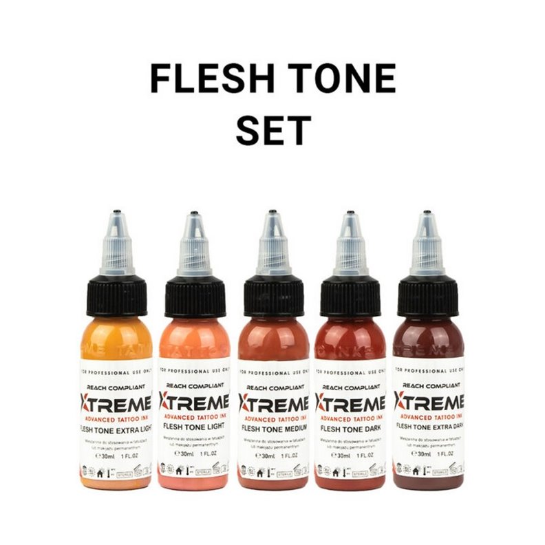 Xtreme Ink Flesh Tone Set 30ML