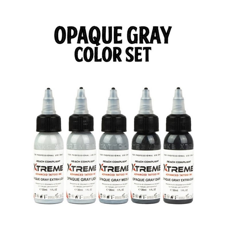 Set di colori grigio opaco Xtreme Ink 30ML