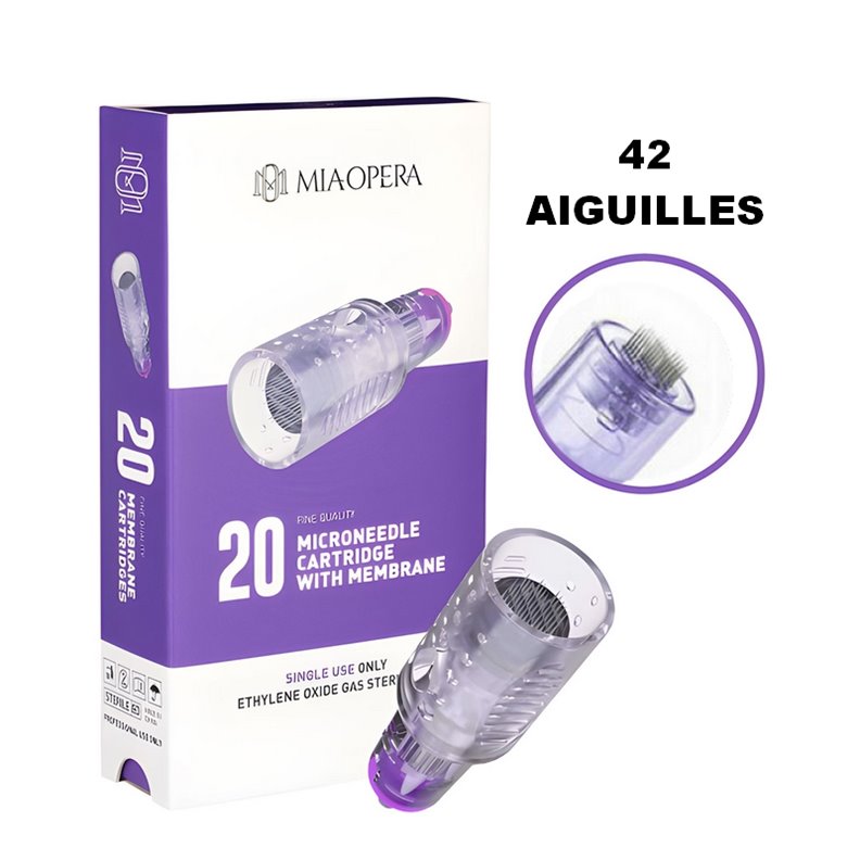 Aghi per microneedling MiaOpera - 42 aghi 0,25 mm per 20