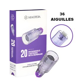 Aghi per microneedling MiaOpera - 36 aghi da 0,25 mm - confezione da 20 pezzi