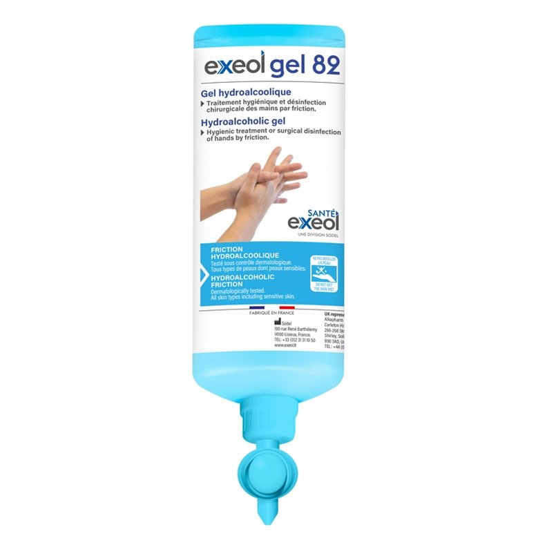 Exeol Gel 82 Gel idroalcolico airless - 1L