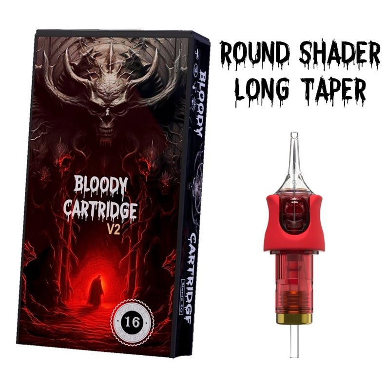 Cartucce Bloody V2 Round Shader - Conicità lunga