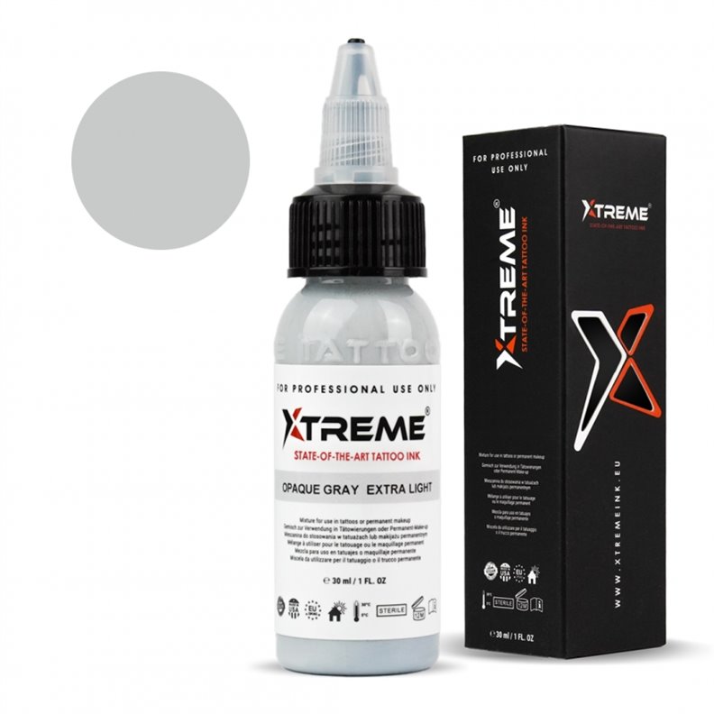 Inchiostro Xtreme Grigio Opaco Extra Chiaro 30ML Inchiostro Xtreme Grigio Opaco Extra Chiaro 30ML