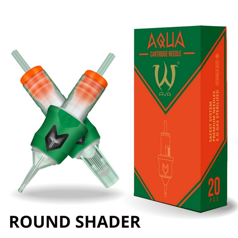 Cartucce AVA Aqua - Shader rotondo - Set da 20 Cartucce AVA Aqua - Shader rotondo - Set da 20