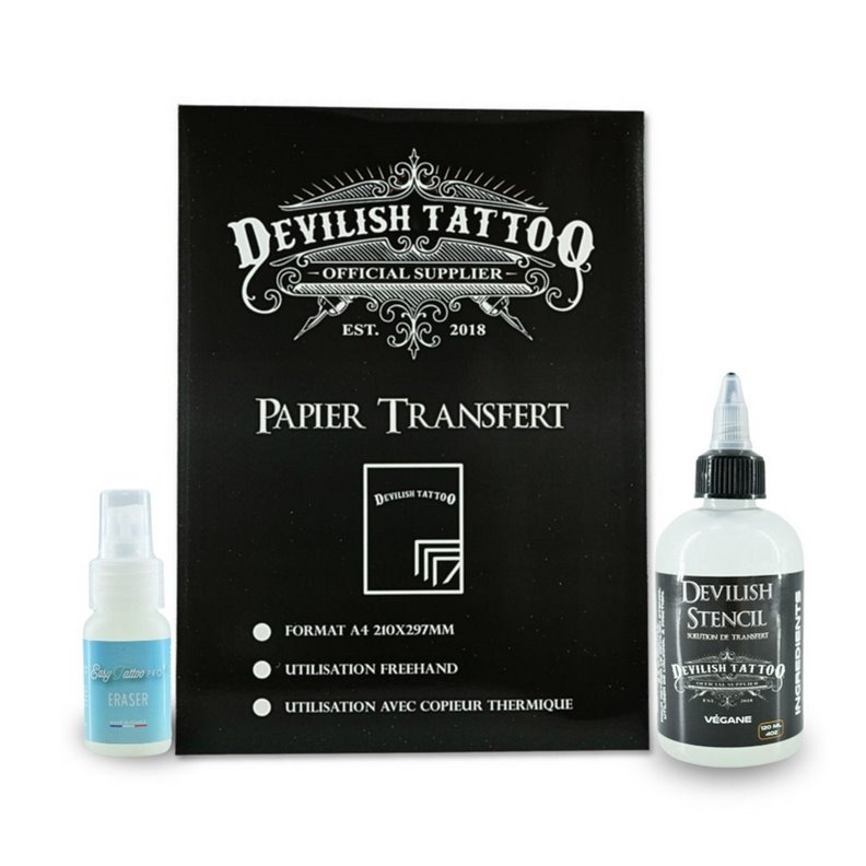 Kit Stencil - Tatuaggio diabolico