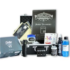 Kit portatile per tatuaggi - Sailor pen V2 a batteria