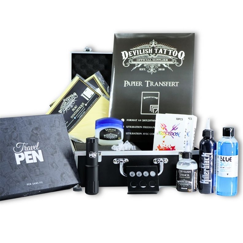 Kit per tatuaggi Nomad - Penna da viaggio V2 a batteria