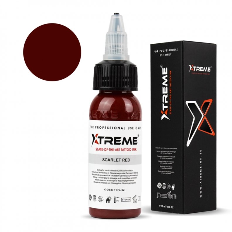 Inchiostro Xtreme Rosso Scarlatto 30ML Inchiostro Xtreme Rosso Scarlatto 30ML