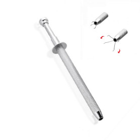 Pince à griffe pour boule de piercing 12cm