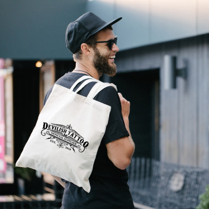 Tote Bag DEVILISH TATTOO Tote Bag DEVILISH TATTOO