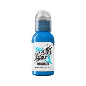 WORLD FAMOUS Inchiostro Limitless Medium Blue 1- V2 - 30ML