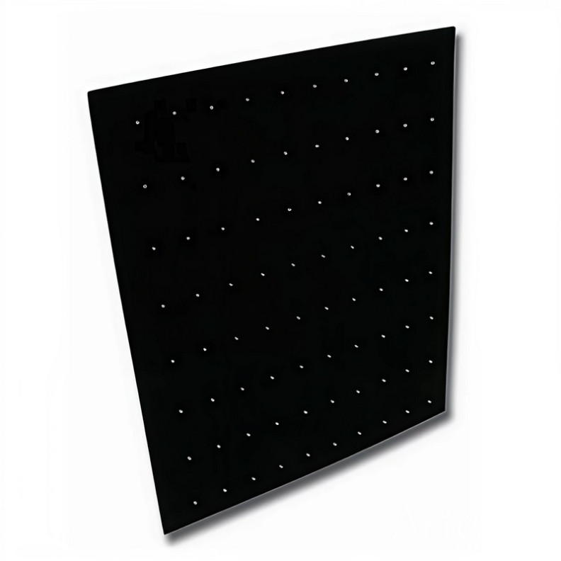 Présentoir à Piercings Noir en Feutrine - 80 trous