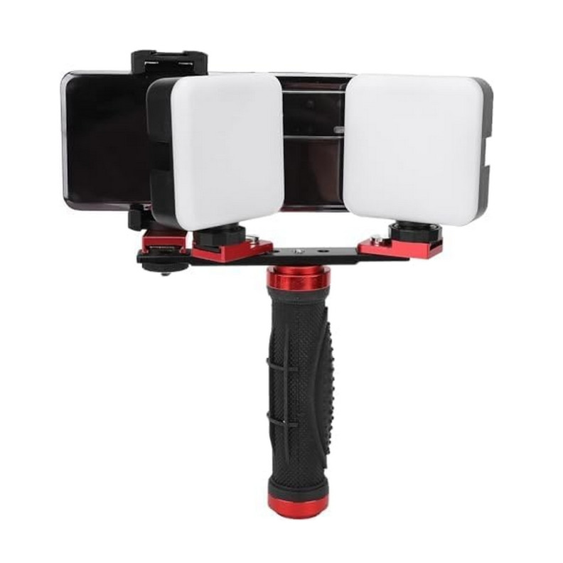 Mini Éclairage LED Double Portable avec Support Smartphone