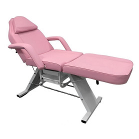 Fauteuil de Tatouage Professionnel Rose avec Dossier Inclinable