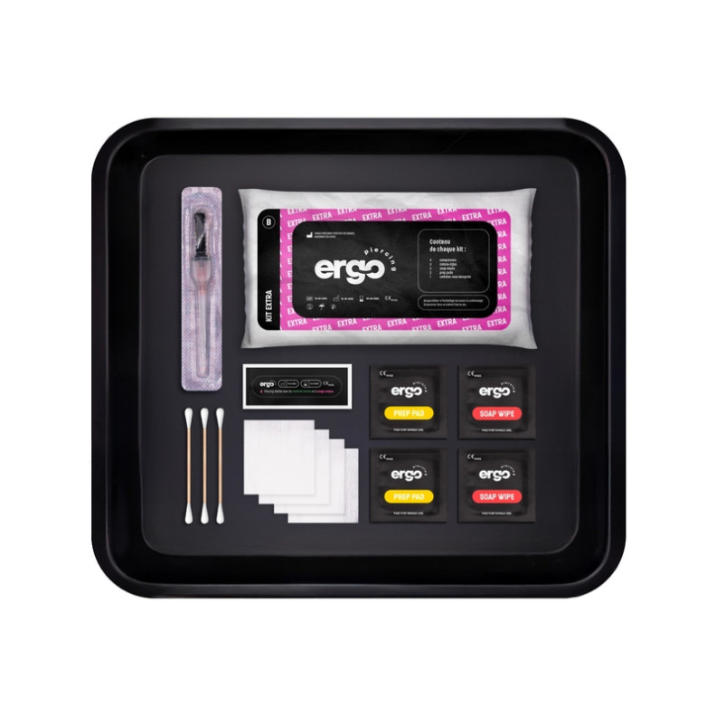 Kit Extra ERGO PIERCING - B Cathéter Rose (20G)