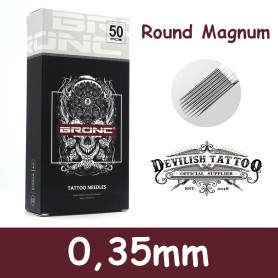 Aghi tondi Magnum 0,35 mm Deluxe - Set di 5 o 50 pezzi