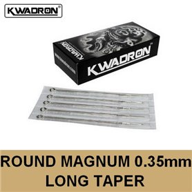 KWADRON Aghi tondi magnum 0,35 mm a conicità lunga