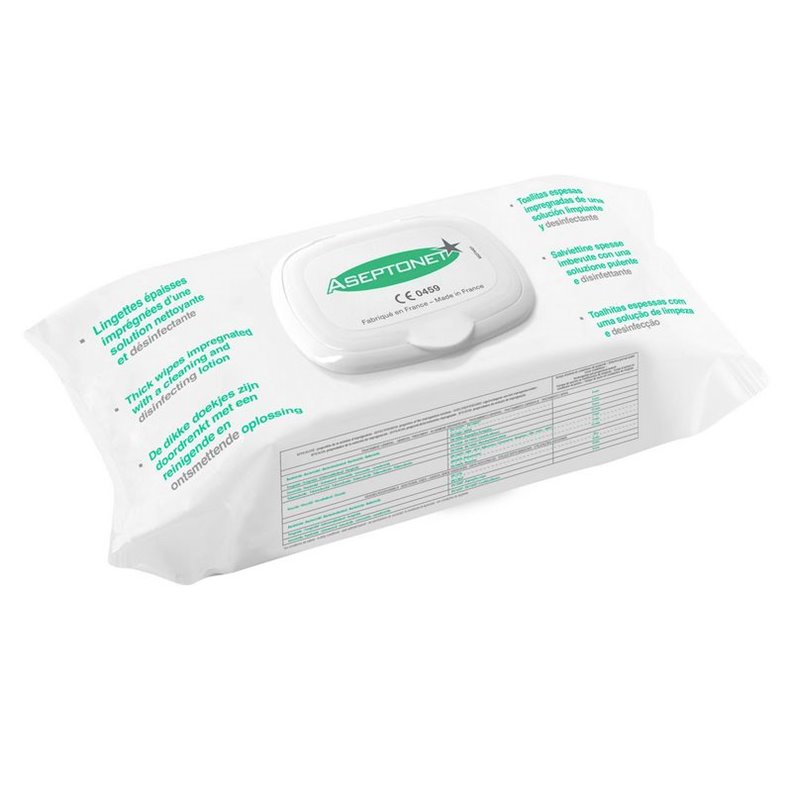 ASEPTONET salviette detergenti e disinfettanti x 100