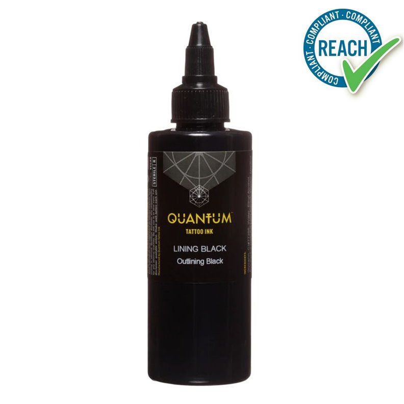 QUANTUM Ink Lining Inchiostro nero per tatuaggi 120ml