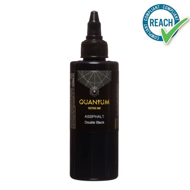 QUANTUM Inchiostro per tatuaggi Assphalt 120ml