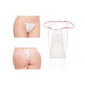 Tanga monouso bianco da donna - Polisacco 100 unità Xanitalia