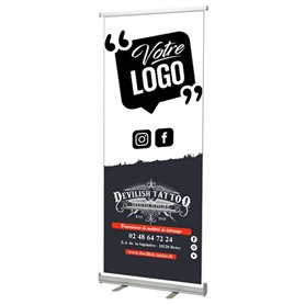 DEVILISH TATTOO Roll Up personalizzato 85x205cm