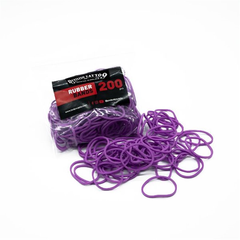 Elastico per 200, da Ø2cm a 15cm - Viola