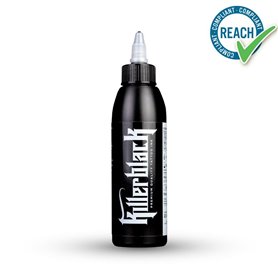 KILLERBLACK Inchiostro per tatuaggi TATTOO INK - Nero potente 150ml