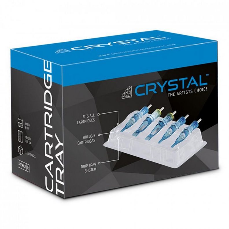 CRYSTAL Vassoio per cartucce 50 pz