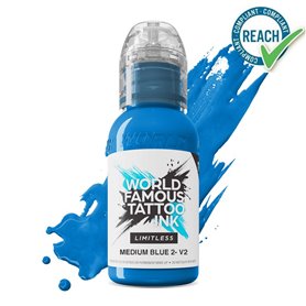 WORLD FAMOUS Inchiostro Limitless Blu Medio 2 - 30ML