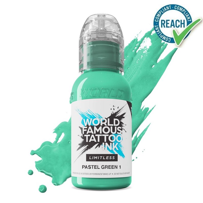 WORLD FAMOUS Inchiostro Limitless Verde pastello 1 - 30ML