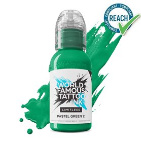 WORLD FAMOUS Inchiostro Limitless Verde pastello 2 - 30ML