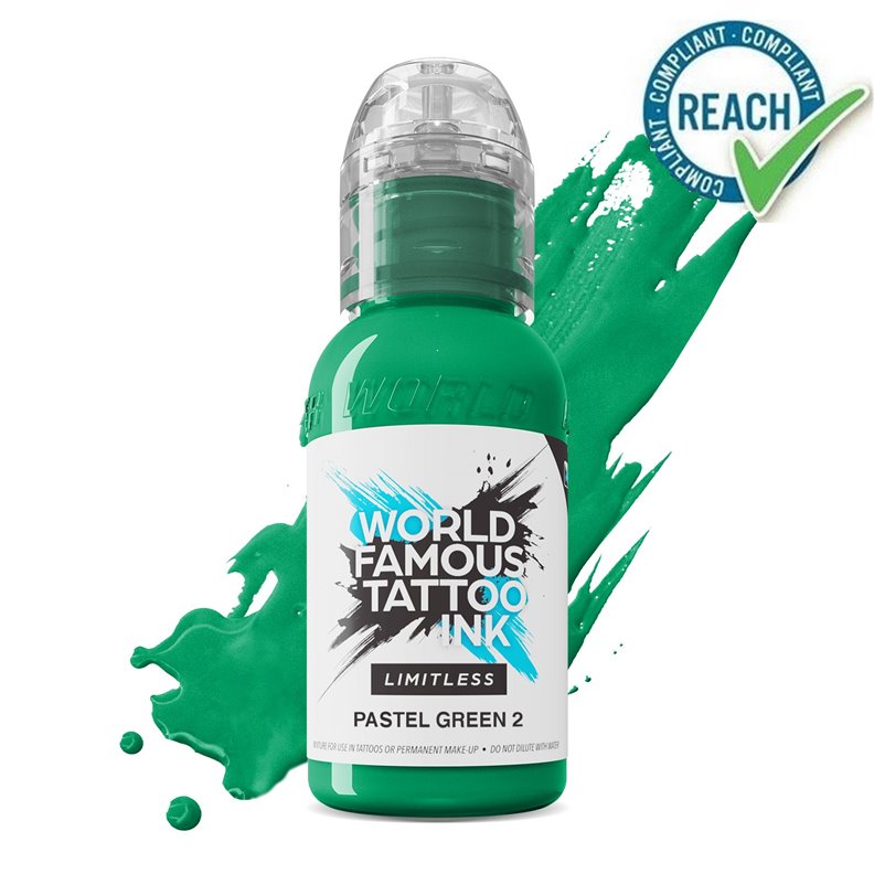 WORLD FAMOUS Inchiostro Limitless Verde pastello 2 - 30ML