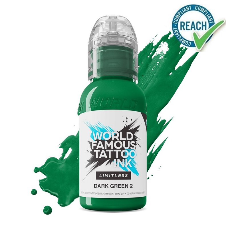 WORLD FAMOUS Inchiostro Limitless Verde Scuro 2 - 30ML