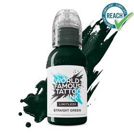 WORLD FAMOUS Inchiostro Limitless Verde Liscio - 30ML