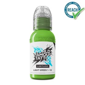 WORLD FAMOUS Inchiostro Limitless Verde chiaro 1 V2 - 30ML