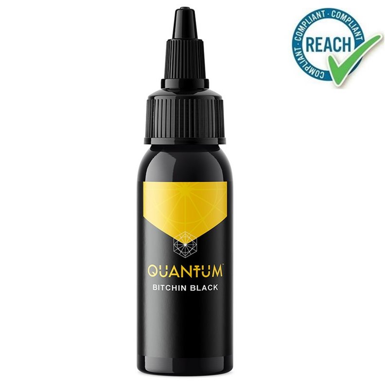 QUANTUM Inchiostro per tatuaggi nero Bitchin 30ml