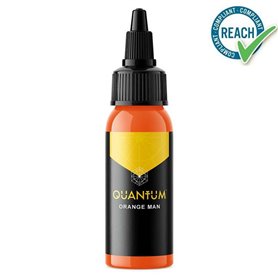 QUANTUM Inchiostro per tatuaggi uomo arancione 30ml